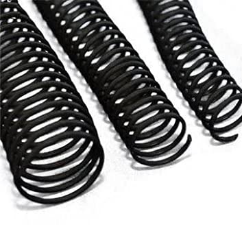 Espiral 17mm 100 Folhas Preto 50 Unidades