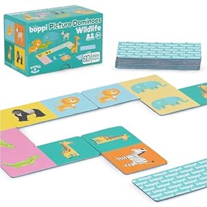 boppi Wildlife Bilderspiel Domino-Set für Kinder