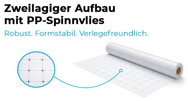 75 m² – doitbau dejett 2 de fieltro transpirable Vapor freno techo Tren Barrera de vapor freno Tren