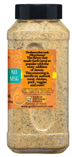 Garlic Festival Foods Lemon Garli Garni Zesty Garlic Seasoning Grande 24 Oz. #TOP1
