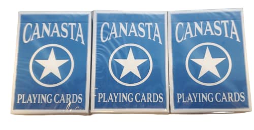 Set de 3 Barajas de Cartas Póker Blue Back Bicycle Samba