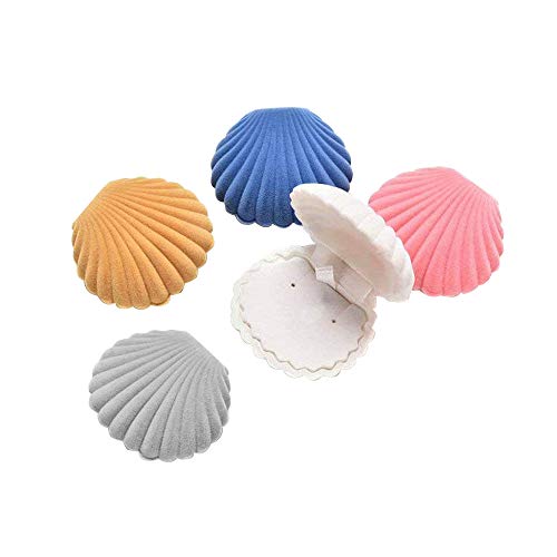 Ximimark 5Pcs Shells Box Velvet...