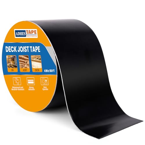 ADHES TAPE Ruban Butyle Ruban Etancheite 100mm x 15m, Résistant aux Intempéries et Étanche, Idéal pour les Terrasses en Bois, Poutres, Toits