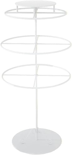 Miniatura 9 de LXBAMKEA Perchero de ropa independiente giratorio, boutiques comerciales, tienda de ropa al por menor, estante de ropa colgante para ropa, pañuelos,