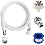 Quick Connect Portable Washing Machine Drain Hose, Universal Discharge Water Pipe, Replacement Kit For Compact And Standard Washers