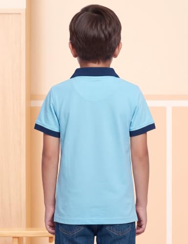 Image of Amazon Brand - Symbol Boy's Color Block Regular Fit Polo Shirt