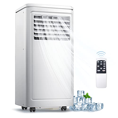 COWSAR Portable Air Conditioner 8000BTU 4-in-1 Air Conditioner Portable for Room Cooling Up 200sq.ft. 24 Timer Stand Up Air Conditioner <53dB Air Conditioner COWSAR Portable Air Conditioner 8000BTU 4-in-1 Air Conditioner Portable for Room Cooling Up 200sq.ft. 24 Timer Stand Up Air Conditioner <53dB Air Conditioner