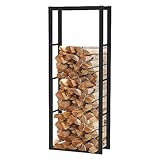 DISEÑO: Con este leñero podrás decorar la zona de la chimenea y darle un toque elegante a tu salón