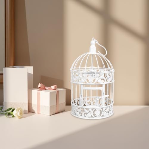 Cage à oiseaux blanche décorative : l'atout charme de votre mariage