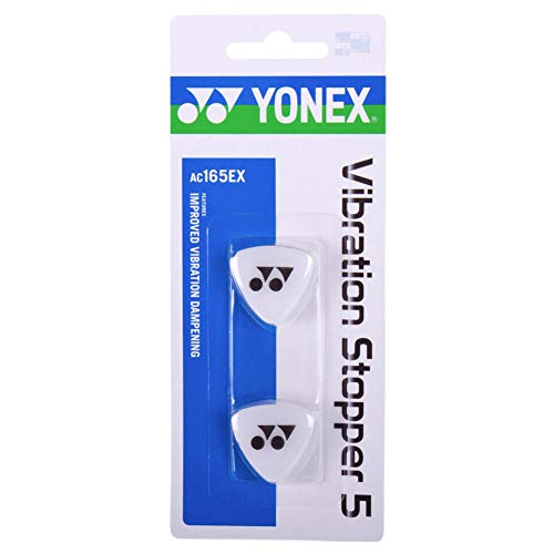 YONEX Tennis Vibration Stopper 5   Amortiguación de Vibraciones Mejorada, Color Blanco