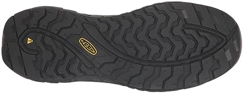 KEEN Utility Men's Arvada Low Height Composite Toe Breathable ESD Industrial Work Sneakers, Black/Black, 12 | Image 3