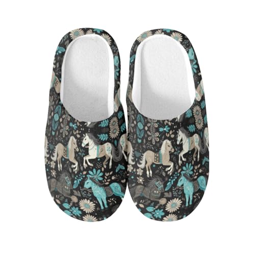 Chaussons d'intérieur en coton AdlerWolf pour pieds frileux et sols glissants