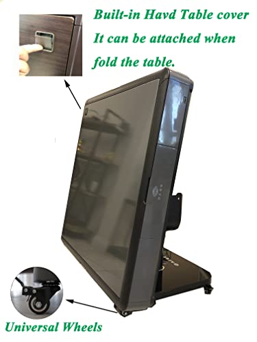 Automatic Mahjong Table Gray Ultra-Thin Pedestal Folding Style With 44Mm No-Numberes Tiles Electric Mah Jongg More Rounds No More Shuffling #TOP2