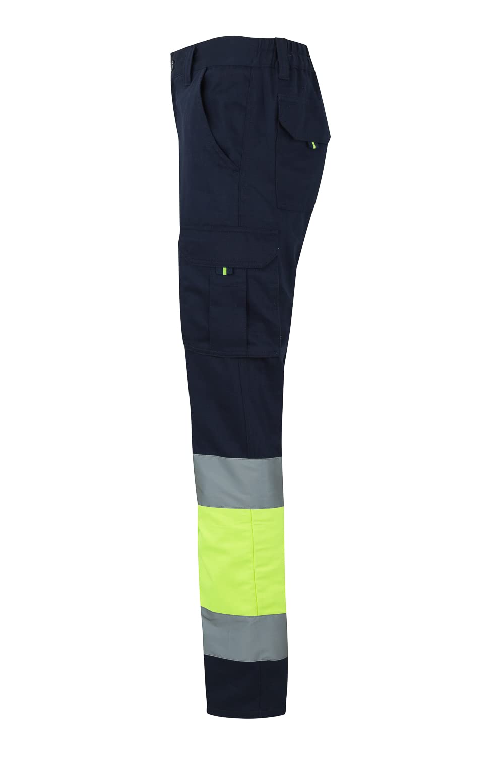 Velilla Pantalón Alta Visibilidad 100% Algodón Bicolor Multibolsillos