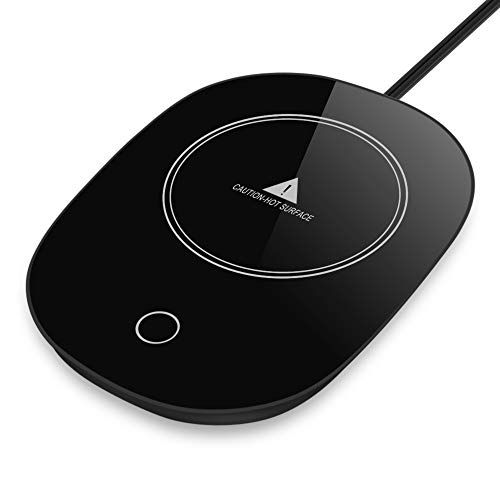 Coffee Mug Warmer, Auto Shut On Off Cup Warmer for Desk Coffee Warmer,Constant Keep Temperature 55℃/131℉,Safely Use for Office,Cocoa,Tea, Milk,Soup,Candle