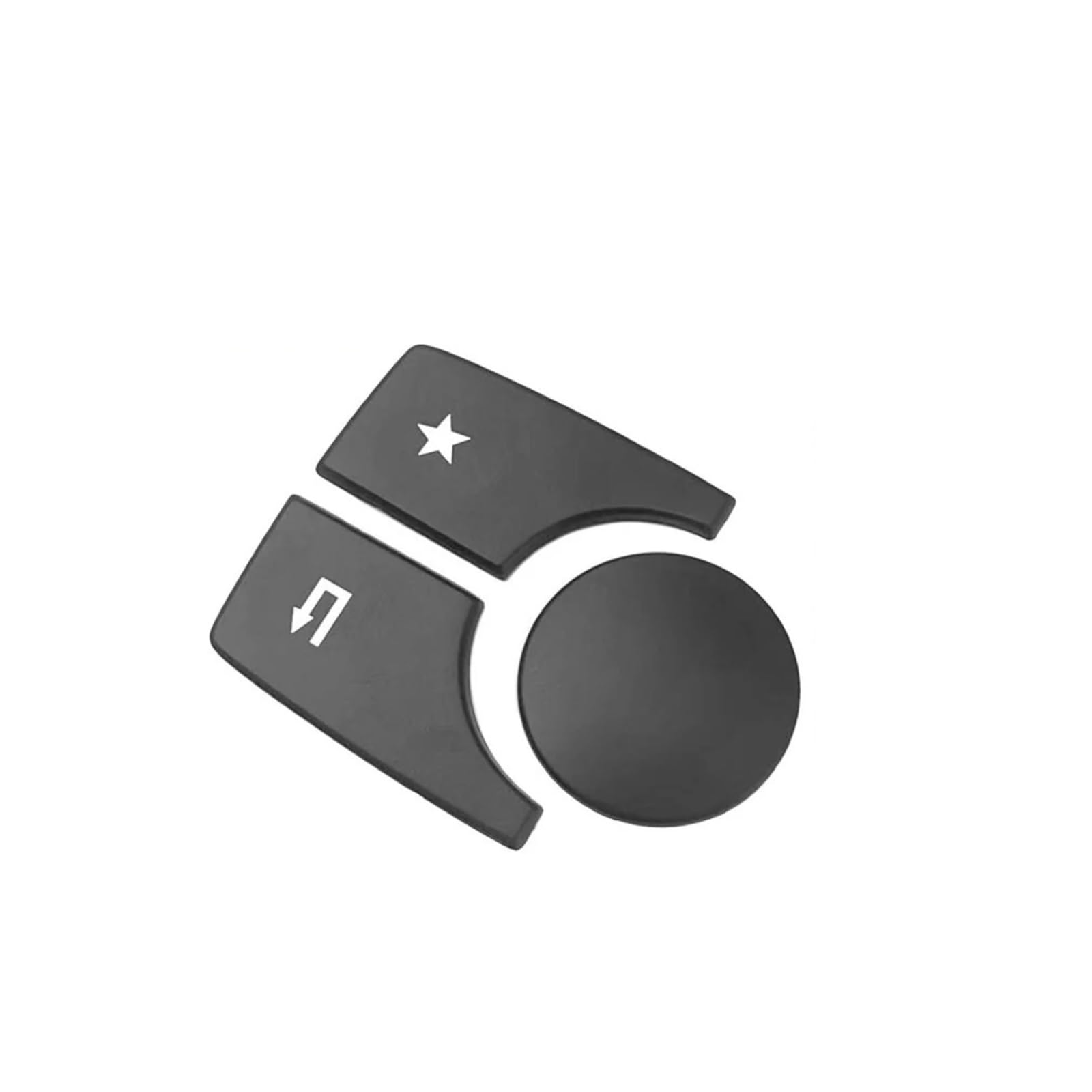 Car Interior Button Sticker Compatible with Benz for GLK for X204 2008-2015 Interior Button Stickers Car Centre Multimedia Function Cover Trim(Size2)