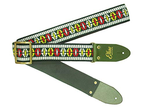 Elara Straps [�G�����X�g���b�v] Funny Lips Hunter Green Ultrasuede ���������ȃv���d�l�̃M�^�[�X�g���b�v