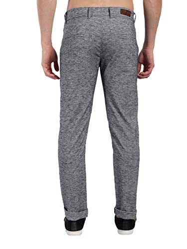 Image of Majestic Man Men's Slim Fit Mid Rise Casual Comfortable Trousers