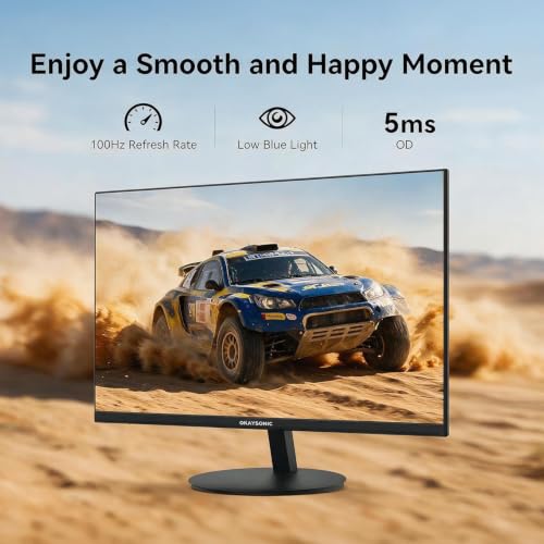 Image of 24 Inch Monitor 100Hz 1ms, AMD FreeSync, 100% sRGB, Eye Care