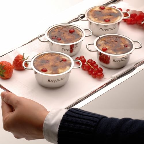 BergHOFF 18/10 Stainless Steel Mini Pots Set 2.5" 4 oz.