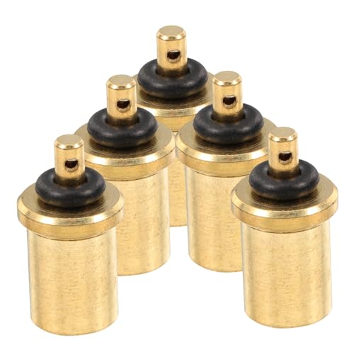 Toddmomy 6Pcs Propane Adapter for Gas Tank Durable Outdoor Gas Refill Valve Compatible with Butane Propane for Camping Hiking and Picnic Use