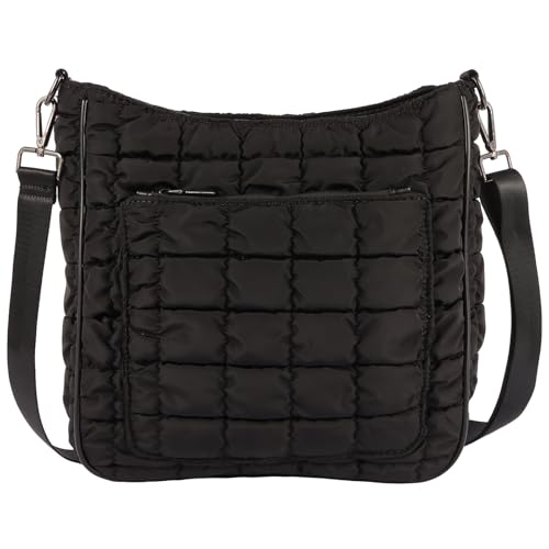 Large Crossbody Bags for Women Quilted Crossbody Bags Puffer Puffy Tote Shouler Handbag Puff Purse Bubble Bag for Women