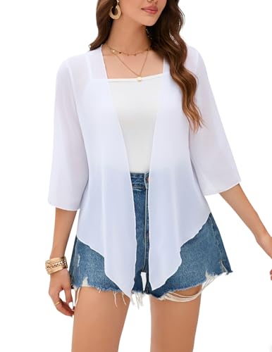 Dosieyeo Chiffon Bolero Damen Festlich 3/4...