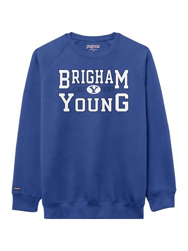 JanSport NCAA Officially Licensed Rival Crew Sweatshirt, Long Sleeve Graphic Pullover for Men & Women, Cotton-Polyester Blend Featuring Collegiate Design & Easy-On Style for Game Days, or Travel