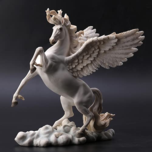 Escultura de resina Veronese Design Pegaso alzado 11in miniatura 6