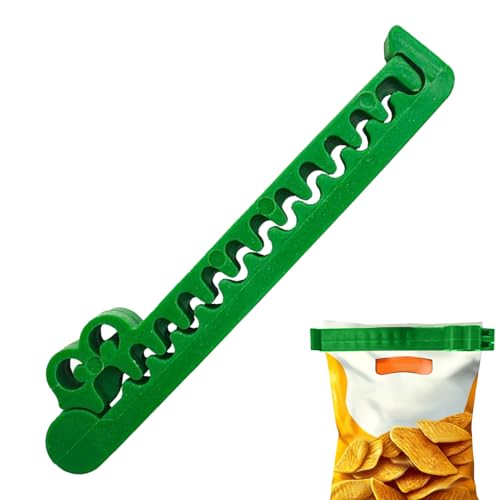 食品密封クリップ | 食品 スナック パッケージ 密封用クランプ | 可愛い密閉整理チップスフィクサー兼コーヒー豆や調味料の収納ヘルパー