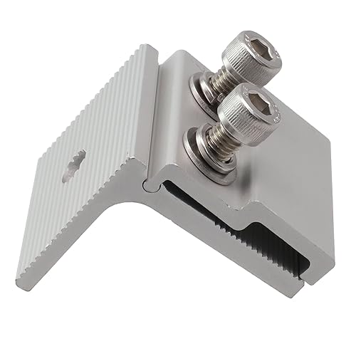 Solar Panel Mounting Standing Seam Clamp Aluminum Roof Mount Bracket Pre-Assembled Stainless Steel Solar Panel Mounting Bracket Hardware For Metal Rooftop Photovoltaic Installation