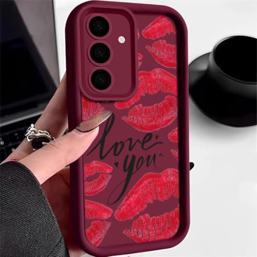 Coque Samsung Galaxy S23+ TPU silicone motif lèvres A718