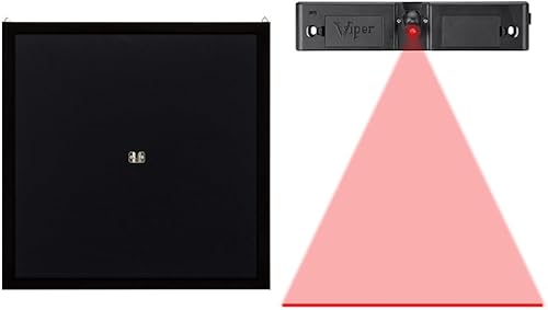 Viper - Tablero de dardos con marco de madera, acabado de caoba oscura