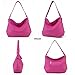 Montana West Medium Hobo Bags for Women Purses and Handbags Top Handle Shoulder Satchel Bags MWC-085BHPK