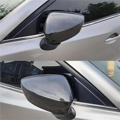 Coque rétroviseur Mazda 3 cassée ? Remplacez par le style carbone - 5