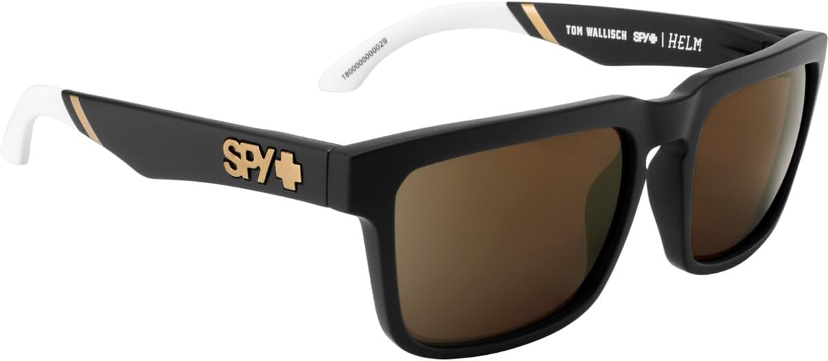 Spy Optic Helm, Square Sunglasses, Color and Contrast Enhancing Lenses - Image 3