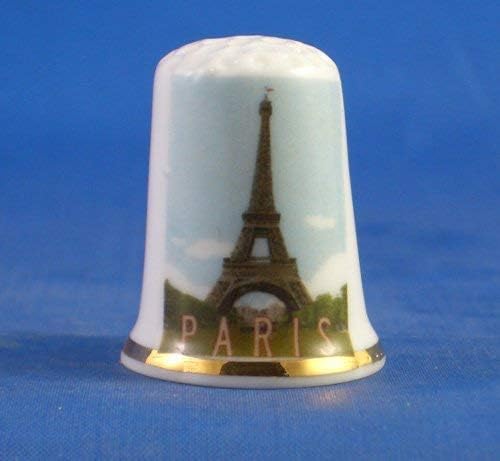 Birchcroft China Thimble - Travel Poster Paris