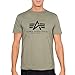 Produktbild Alpha Industries Basic Logo T-Shirt Logo Shirt (XL, Olive)