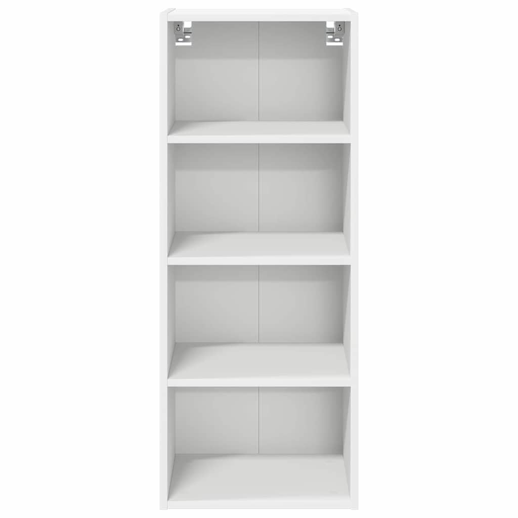 Moderner Hängeschrank mit Speicherfunktion aus Holzwerkstoff in Weiß 40 x 29,5 x 100 cm für Ihre Kücheneinrichtung und praktisches Küchenzubehör