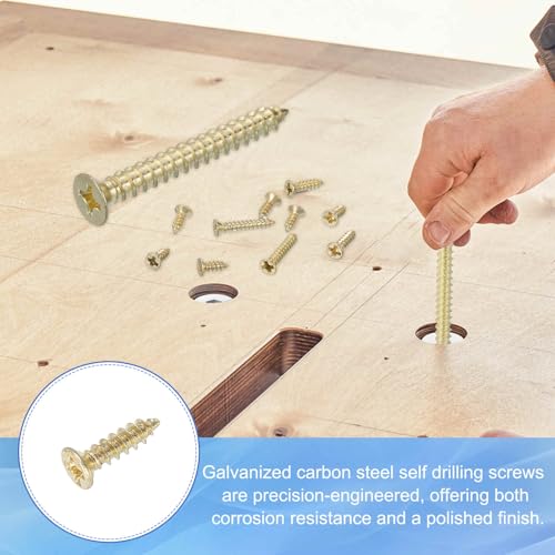 Tornillos autoperforantes ST2x8mm cabeza pan 500 piezas miniatura 3