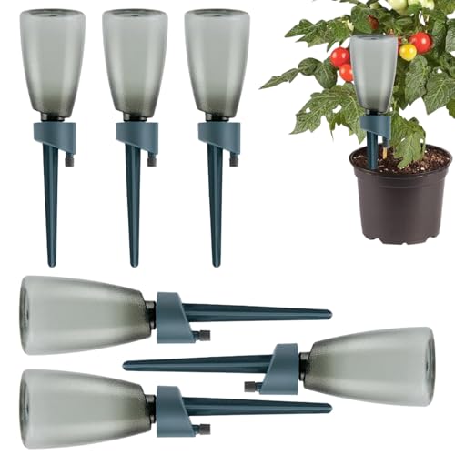 Pointes d'irrigation pour plantes avec bouteille | Lot de 6 compte-gouttes automatiques