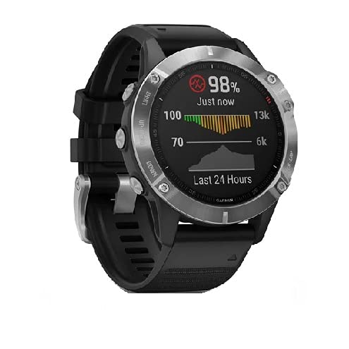 Garmin Uni, GPS-Multisport-Smartwatch, Silber/Schwarz, M – Ansicht 4