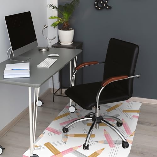 Protège-sol rectangulaire et tapis de chaise imperméable PVC - 5
