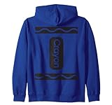 Party-Crayon Graphic Halloween Costume Group Team Matching Zip Hoodie