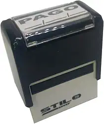 CARIMBOS AUTOMÁTICOS STILO 20 - PAGO COM DATA