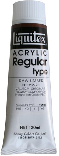 リキテックス アクリル絵具 リキテックスカラー レギュラータイプ ローアンバー 54 120ml