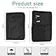 VGECEE Fahrzeugmappe Dokumentenmappe A5 Auto Handschuhfach Organizer Mappe mit Mehreren Fächern Bordmappe Auto A5 Car Document Holder Multifunktionale Brieftasche für Karte Registrierung Autozubehör