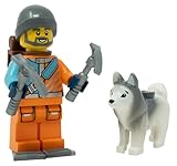 LEGO City: Arctic Explorer Minifigure with Husky Ages 6+