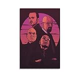 LIOONS Poster décoratif sur toile avec personnage Breaking Bad 30 x 45 cm