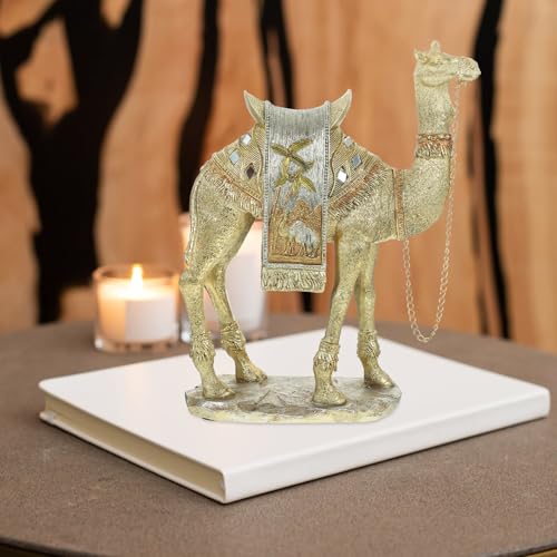 Figurine de chameau doré Uonlytech objet déco idéal pour cadeau de maison - 8